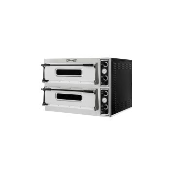 Electric pizza oven 2x4 pizzas 32 cm