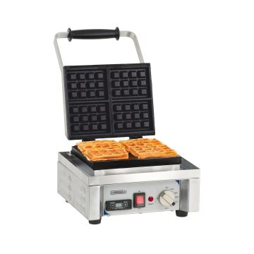 Waffle maker 90° opening - 4 mini waffles