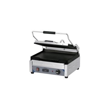 Contact grill Premium large grooved - smooth with timer