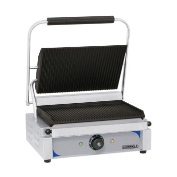 Contact grill grooved - grooved plates