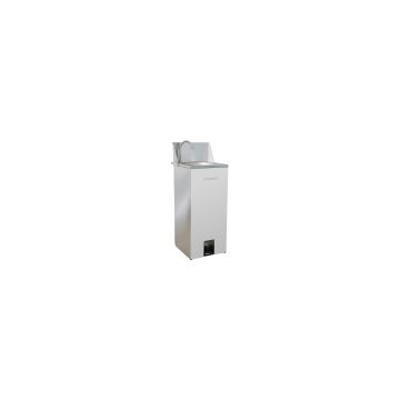 Free-standing pedal operated wash basin
