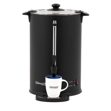 Coffee percolator 100 cups Black