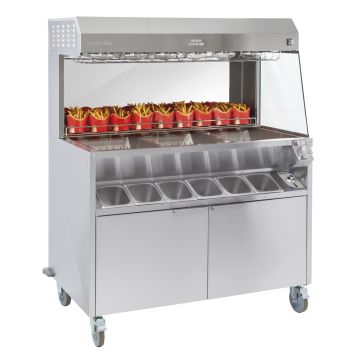 Fry holding station double heating 1200