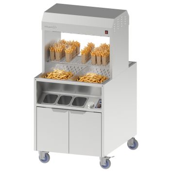 Fry holding station double heating pass-through 800