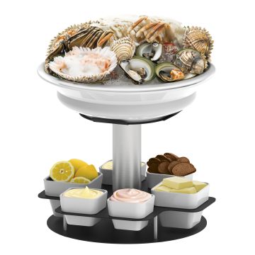 Rotating seafood display 2 Fuly