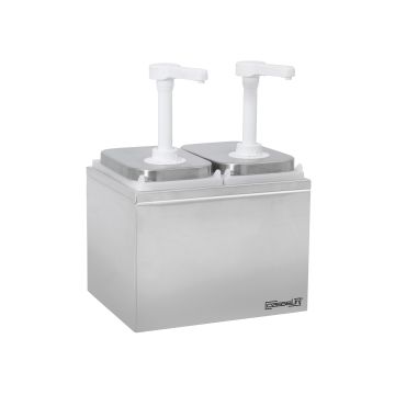 Double pump dispenser 2 x 2 L