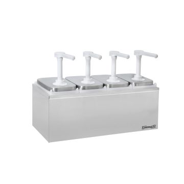 Quadruple pump dispenser 4 x 2 L