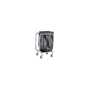 Mobile garbage bag holder