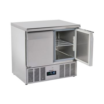 Refrigerated serving table 2 doors GN 1/1