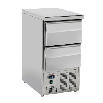 Refrigerated serving table 2 drawers GN 1/1