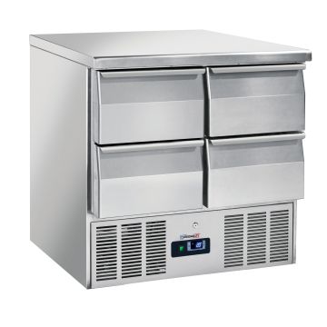 Refrigerated serving table 4 drawers GN 1/1