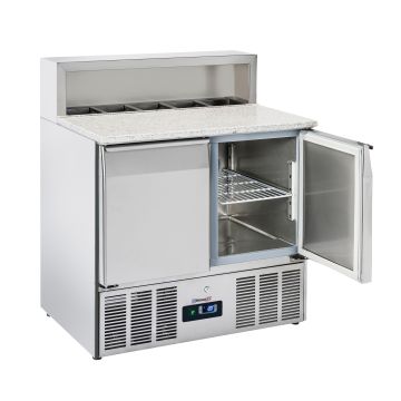 Saladette for preparation 2 doors GN 1/1 Granit