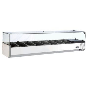 Table-top saladette 8x GN 1/3