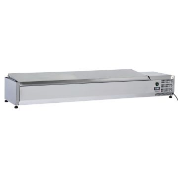 Table-top saladette with lid 8 x GN 1/3