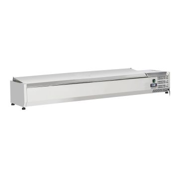 Table-top saladette with lid 8 x GN 1/4