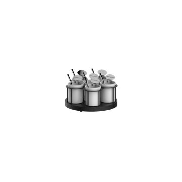 Rotating sauce holder