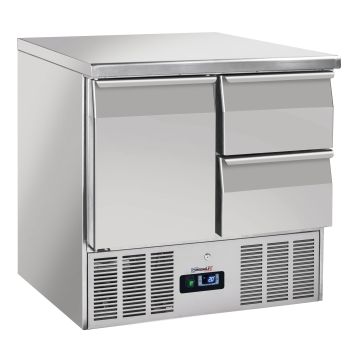 Refrigerated serving table 2 drawers 1 door GN 1/1