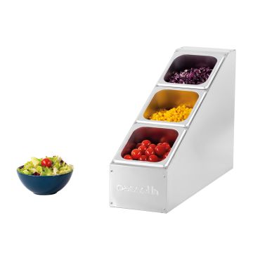 Shelf for 3 containers GN1/6