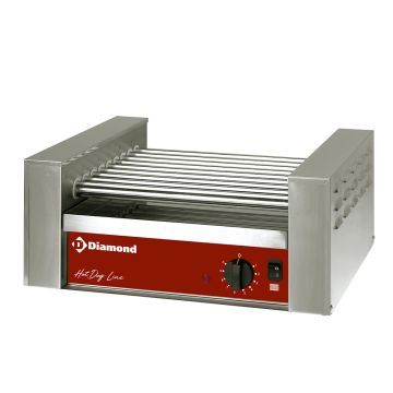 Elektro Würstchengrill mit 5 Rollen (545x320x240mm)