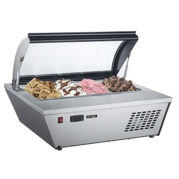 Table top ice cream display case  4 x GN 1/3