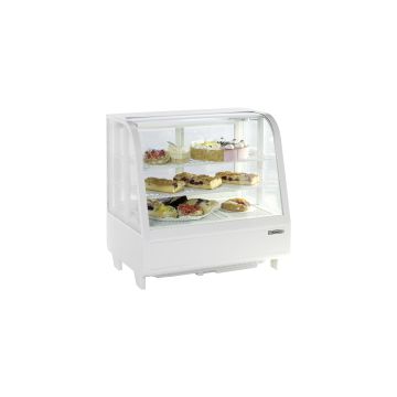 Refrigerated display case 100 L white