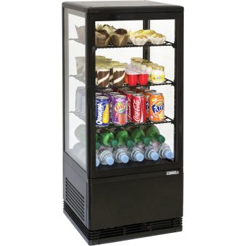 Display fridge 78 L - Black