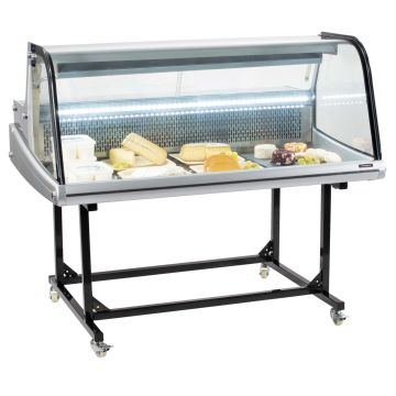 Refrigerated market display on trolley 255 L