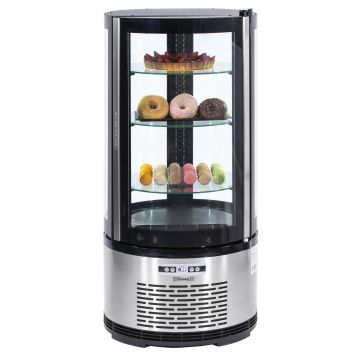 Round refrigerated display case 100 L