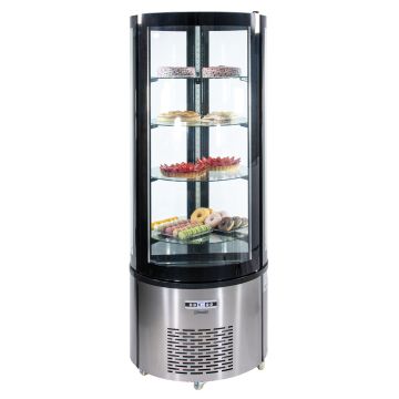Round refrigerated display case 360 L