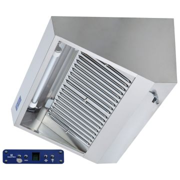 Wandhaube Snack mit Motor, Beleuchtung und Drehzahlregler, 2400x900 mm