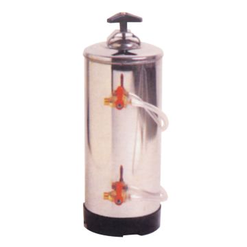 Wasserenthärter aus Edelstahl 12 Liter (185x185x500mm)