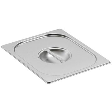 GN Deckel in Edelstahl, GN 1/4