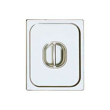GN Deckel in Edelstahl, GN 1/9