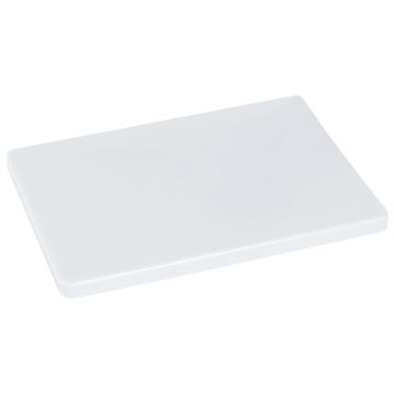 Schneidebrett weiß für Käse, 530x325 mm