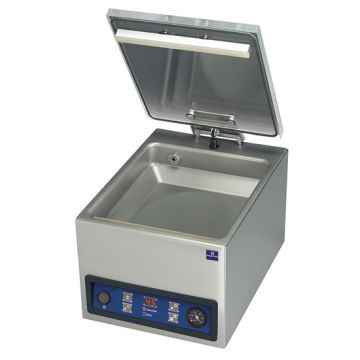 Vakuummaschine, Tischmodell, Schweißbalken 280 mm, Zyklus 25-60 Sekunden
