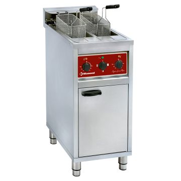 Elektro-Fritteuse 2 x 10l auf Untergestell (400x650x980mm)