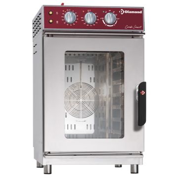 Elektroofen Dampf/Konvektion 7x GN1/1 mechanisch (523x846x877mm)
