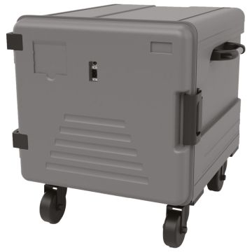 Thermobox beheizt auf Rädern, 7x GN 2/1 h=65 mm