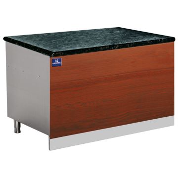 Neutralelement mit schwarzer Granitarbeitsplatte, 1000 mm