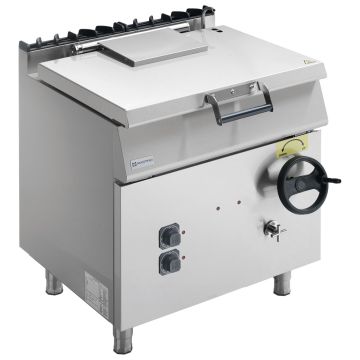 Elektro-Kippbratpfanne, Kapazität 60 Liter, Edelstahl-Becken