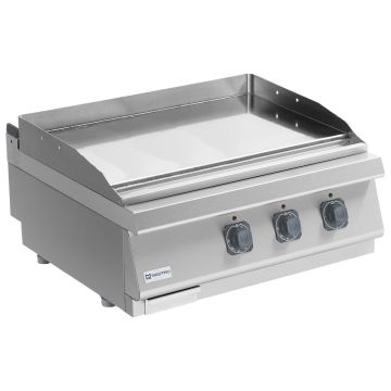 Elektro-Grillplatte, Tischmodell, glatte Platte