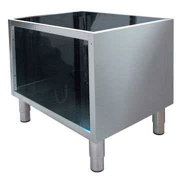 Offener Unterbau aus Edelstahl AISI 304 (400x540x570mm)