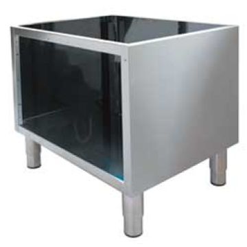 Offener Unterbau aus rostfreiem Stahl AISI 304   (700x540x570mm)