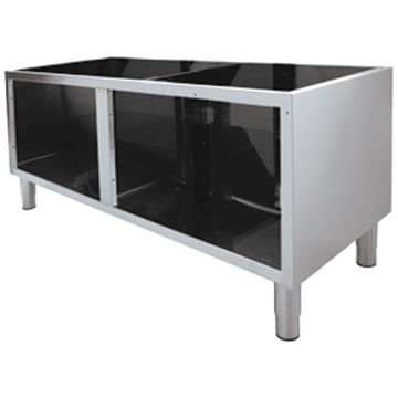 Offener Unterbau aus Edelstahl AISI 304 (1100x540x570mm)