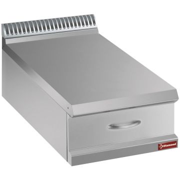 Neutrales Arbeitselement, Modul 1/2, mit Schublade -OBERPLATTE- (400x700x250mm)