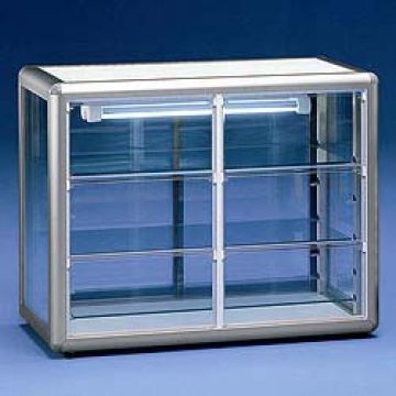 Positive display case 3 glass sides (900x500mm)
