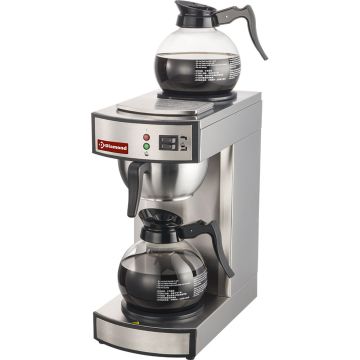 Filter Kaffeemaschine - 1-gruppig + 2 Wärmhalteplatten - Halbautomatisch (196x360x430mm)
