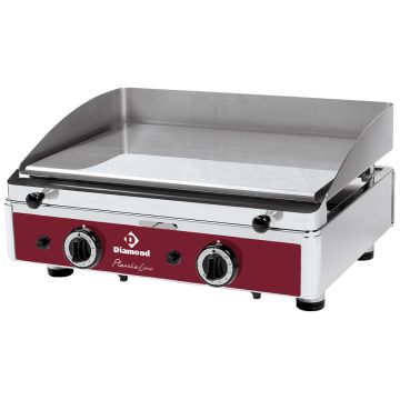 Grillplatte glatt verchromt, Gas (620x510x305mm)