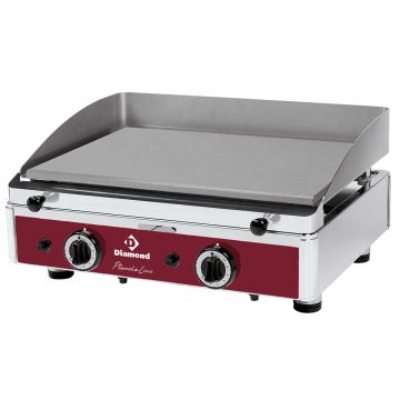 Grillplatte glatt, Gas (620x510x305mm)