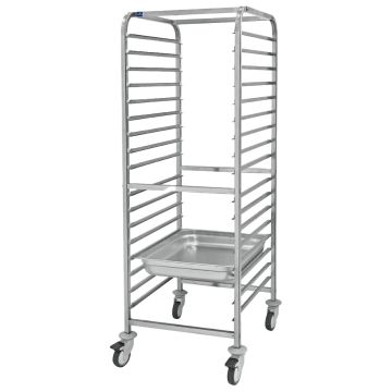 Transportwagen für GN-Behälter, 17x GN 2/1 H=65 mm